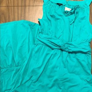 Teal Talbots maxi dress